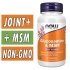 NOW Glucosamine and MSM - 60 Capsules