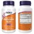 NOW Hyaluronic Acid Supplement Facts Image