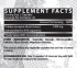 Nutrex Tribulus 1400 Ingredients Image