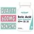 Nutricost Boric Acid - 600 mg - 30 Suppository Capsules Bottle Image