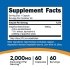 Nutricost Grapefruit Seed Extract Supplement Facts