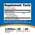 Nutricost Grapefruit Seed Extract Supplement Facts