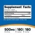 Nutricost L-Phenylalanine Supplement Facts