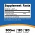 Nutricost Licorice Root Supplement Facts Image