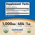 Nutricost Organic Irish Sea Moss Powder Ingredients Image