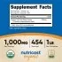 Nutricost Organic Irish Sea Moss Powder Ingredients Image