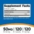 Nutricost Pregnenolone Capsules Supplement Facts