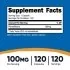 Nutricost Pterostilbene Supplement Facts
