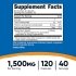Nutricost Spermidine Wheat Germ Supplement Facts