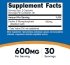 Nutricost Uridine Monophosphate Supplement Facts