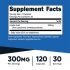 Nutricost Ursolic Acid Supplement Facts Image