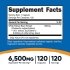 Nutricost White Kidney Bean Supplement Facts