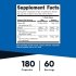 Nutricost ZMA Supplement Facts Image