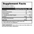 Panda Creatine Bites Supplement Facts