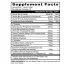 Panda Supps Focus Supplement Facts Image