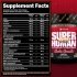 SuperHuman Burn Extreme Supplement Facts