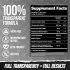SuperHuman Post Supplement Facts