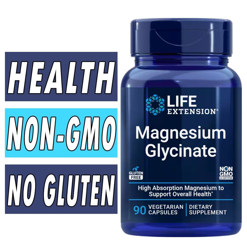 Magnesium Glycinate | Life Extension | Same Day Shipping