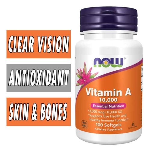 Vitamin A | Antioxidant & Eye Health | NOW Foods