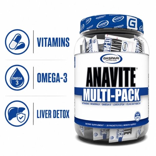 Anavite Multi Pack - Gaspari Nutrition - 30 Packs Bottle Image
