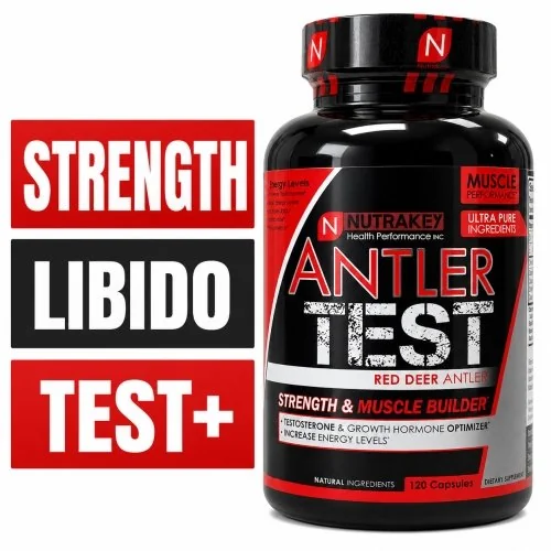 Antler Test - NutraKey - 120 Capsules Bottle Image