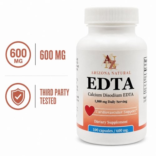 Arizona Natural EDTA - 600 mg - 100 Capsules