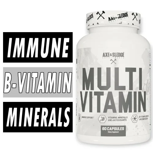 Axe and Sledge MultiVitamin - 60 Capsules Bottle Image
