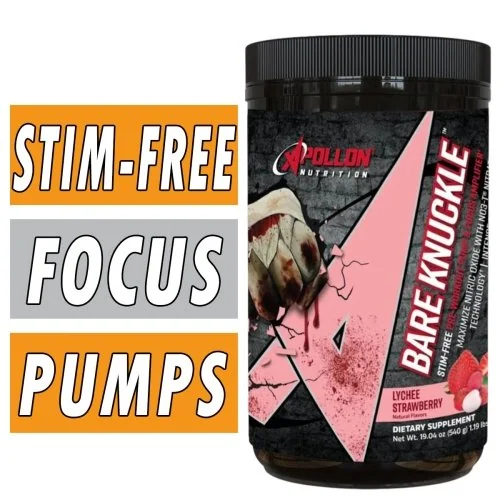 Bare Knuckle Pre Workout - Apollon Nutrition - Non Stim