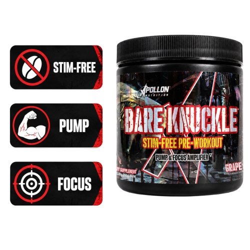 Bare Knuckle Pre Workout - Apollon Nutrition - Non Stim