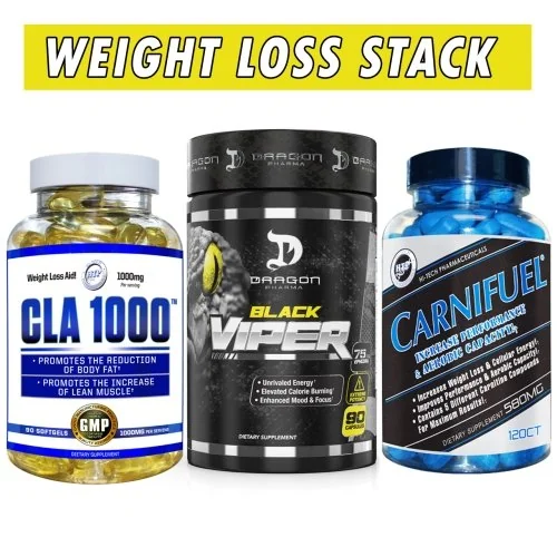 Black Viper Weight Loss Stack - Dragon Pharma Bottle Image
