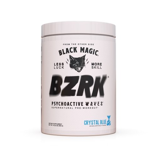 BZRK Pre Workout - Crystal Blue - 25 Servings Bottle Image