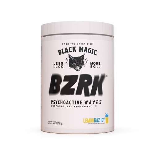 BZRK Pre Workout - Lemon Raz Icy - 25 Servings Bottle Image