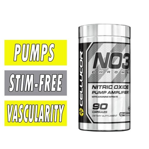 Cellucor NO3 Black Chrome 90 Caps Nitric Oxide Booster