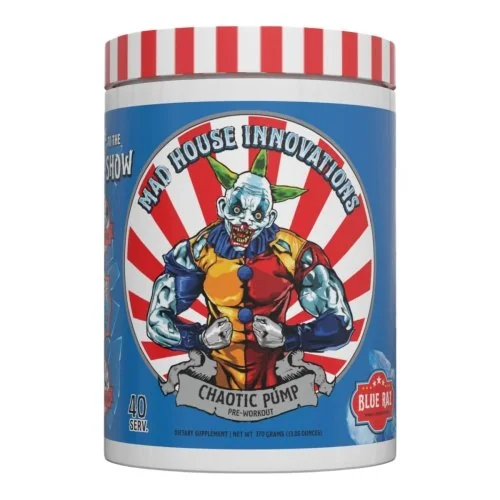 Chaotic Pump Blue Raz 20/40 Servings Bottle Image