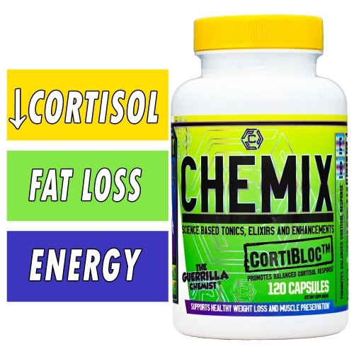Chemix Cortibloc - 120 Caps Bottle Image