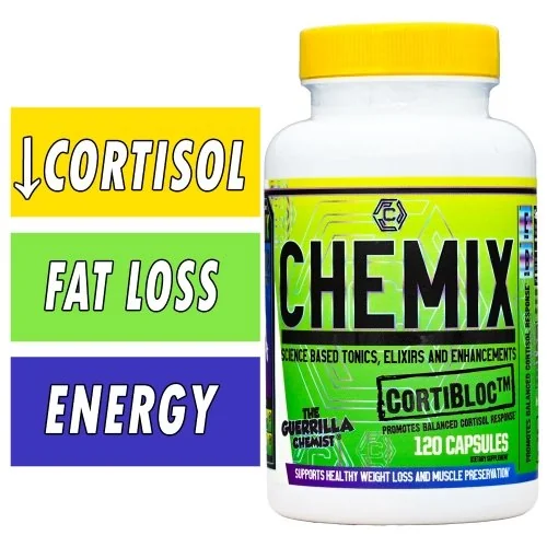 Chemix Cortibloc - 120 Caps Bottle Image
