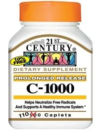 21st Century Vitamin C-1000 mg Prolonged Release 110 Caps