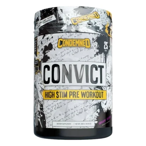 Convict 2.0 Pre Workout - Grape Soda - 25 Servings