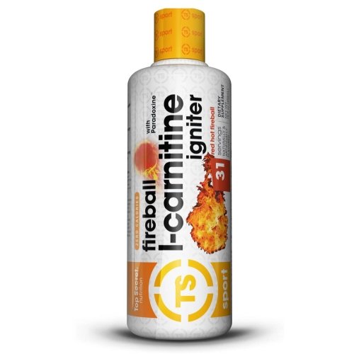Fireball L-Carnitine, Top Secret Nutrition, Red Hot Fireball, 16 oz