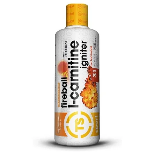 Fireball L-Carnitine, Top Secret Nutrition, Red Hot Fireball, 16 oz