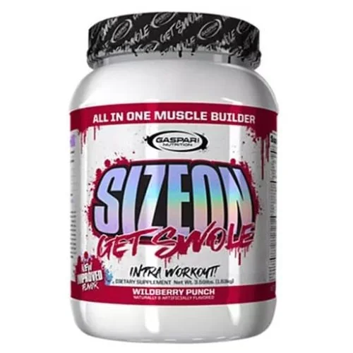 SizeOn, By Gaspari Nutrition, Maximum Performance, Wild Berry Punch, 3.59lb bottle image