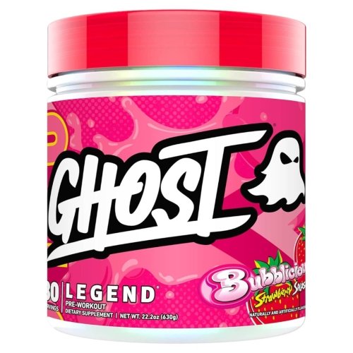 GHOST Legend V4 - Bubblicious Strawberry Splash - 30 Servings