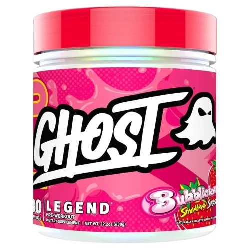 GHOST Legend V4 - Bubblicious Strawberry Splash - 30 Servings