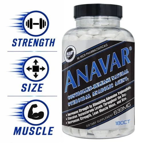Hi-Tech Pharmaceuticals Anavar 180 Tabs Bottle Image
