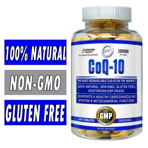 Hi-Tech Pharmaceuticals CoQ10 - 100 mg - 120 Tablets Bottle Image