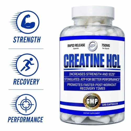 Hi-Tech Pharmaceuticals Creatine HCL - 120 Capsules Bottle Image
