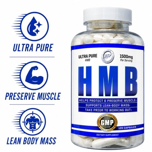 Hi-Tech Pharmaceuticals HMB - 1500 mg - 120 Caps Bottle Image