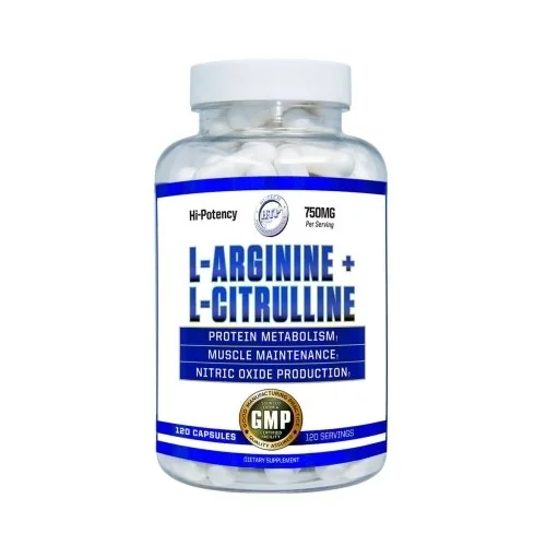 Hi-Tech Pharmaceuticals L-Arginine + L-Citrulline - 120 Capsules