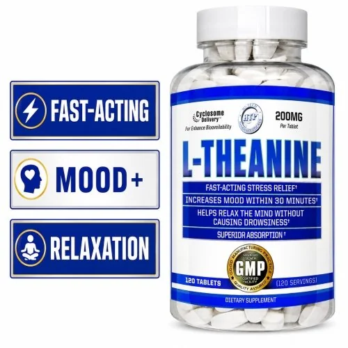 Hi-Tech Pharmaceuticals L-Theanine - 200 mg - 120 Tablets