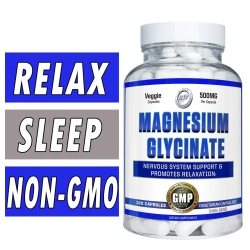 Hi-Tech Pharmaceuticals Magnesium Glycinate 120 Capsules Bottle Image